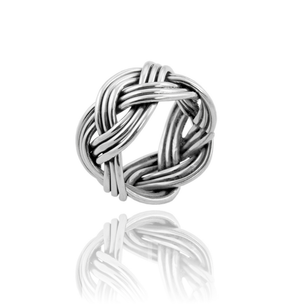 Silver Plaited Ring