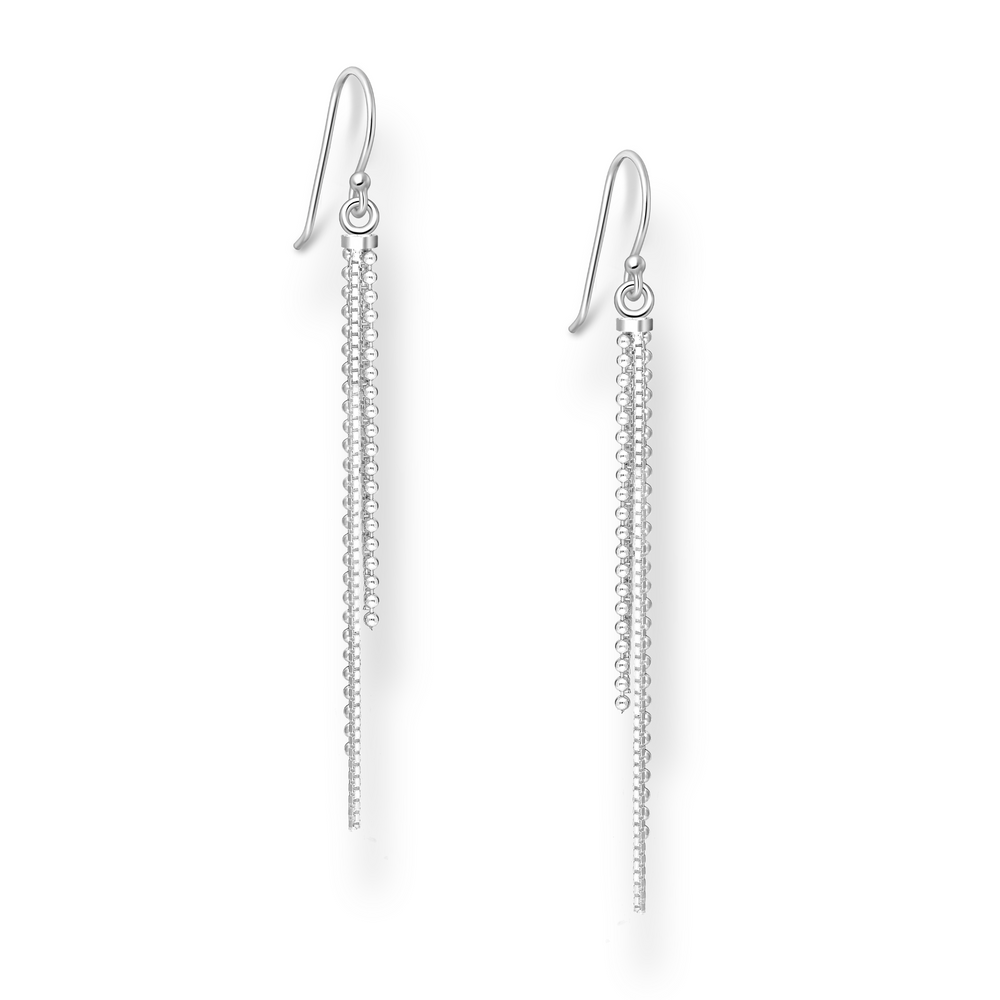 Sterling Silver Chain Earrings